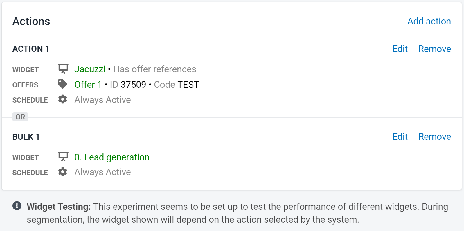 Figure 2: Widget Testing Example
