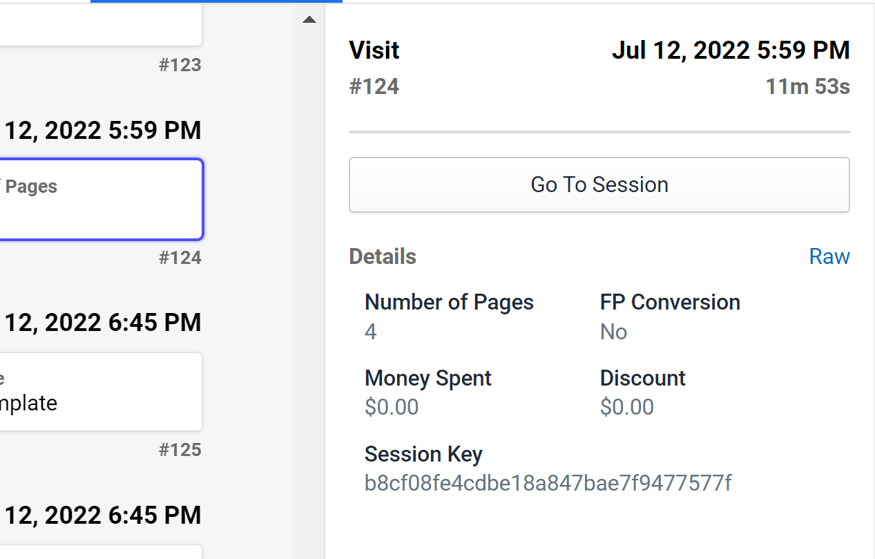 Figure 2: User History Sidebar