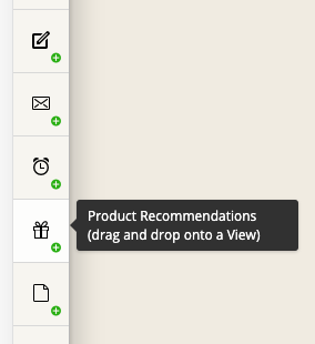 The recommendations component icon.