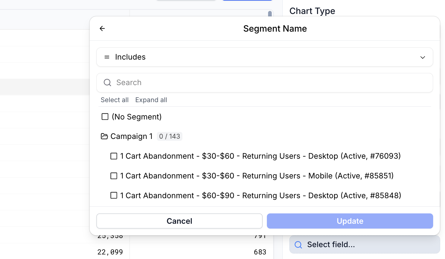 Grouped Value Selector