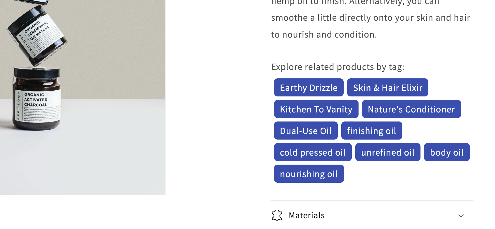Product Tag List Widget